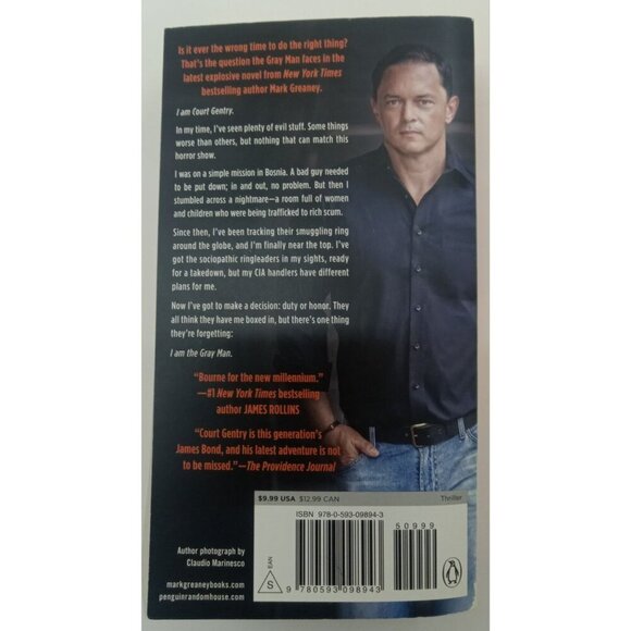One Minute Out Mark Greaney Gray Man Series Spy Thriller Paperback - Picture 3 of 3